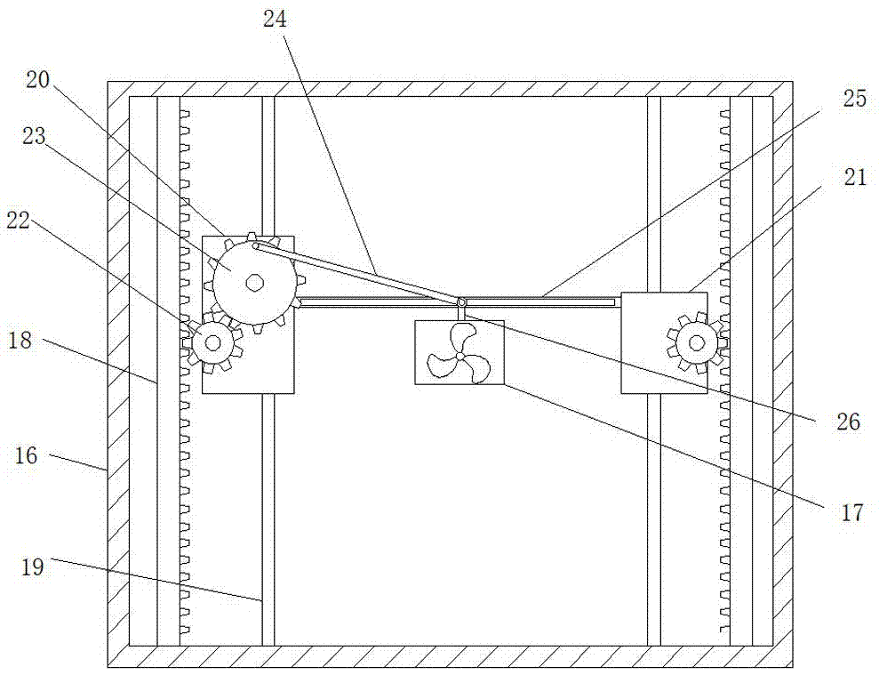 Rapid cooling device for computer mainframe box