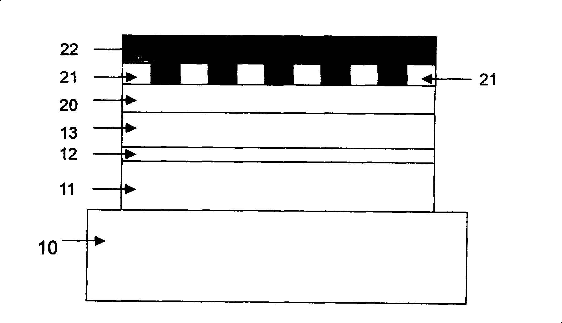 Method for preparing vertical structure LED using whole optical film system