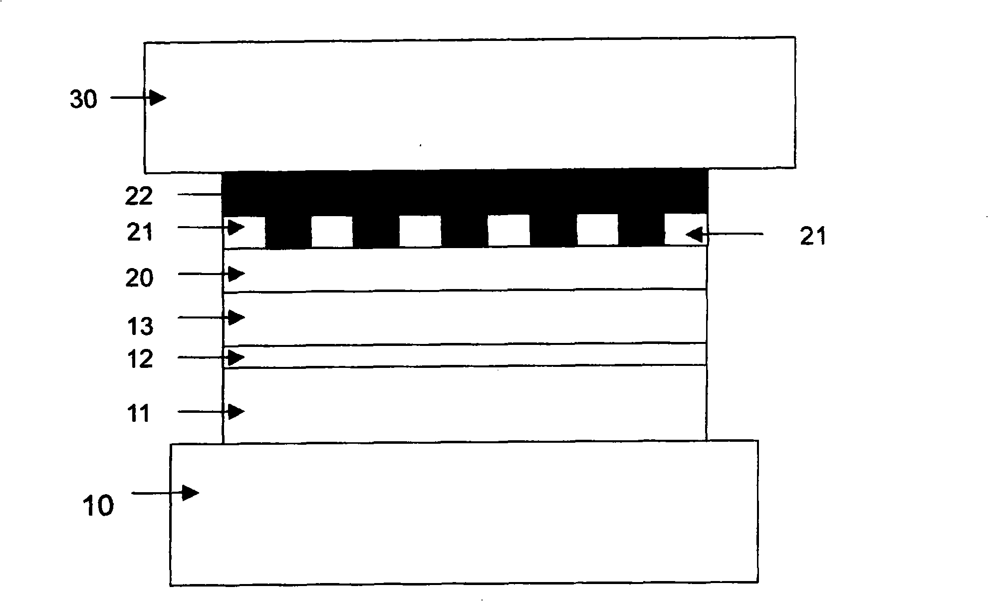 Method for preparing vertical structure LED using whole optical film system