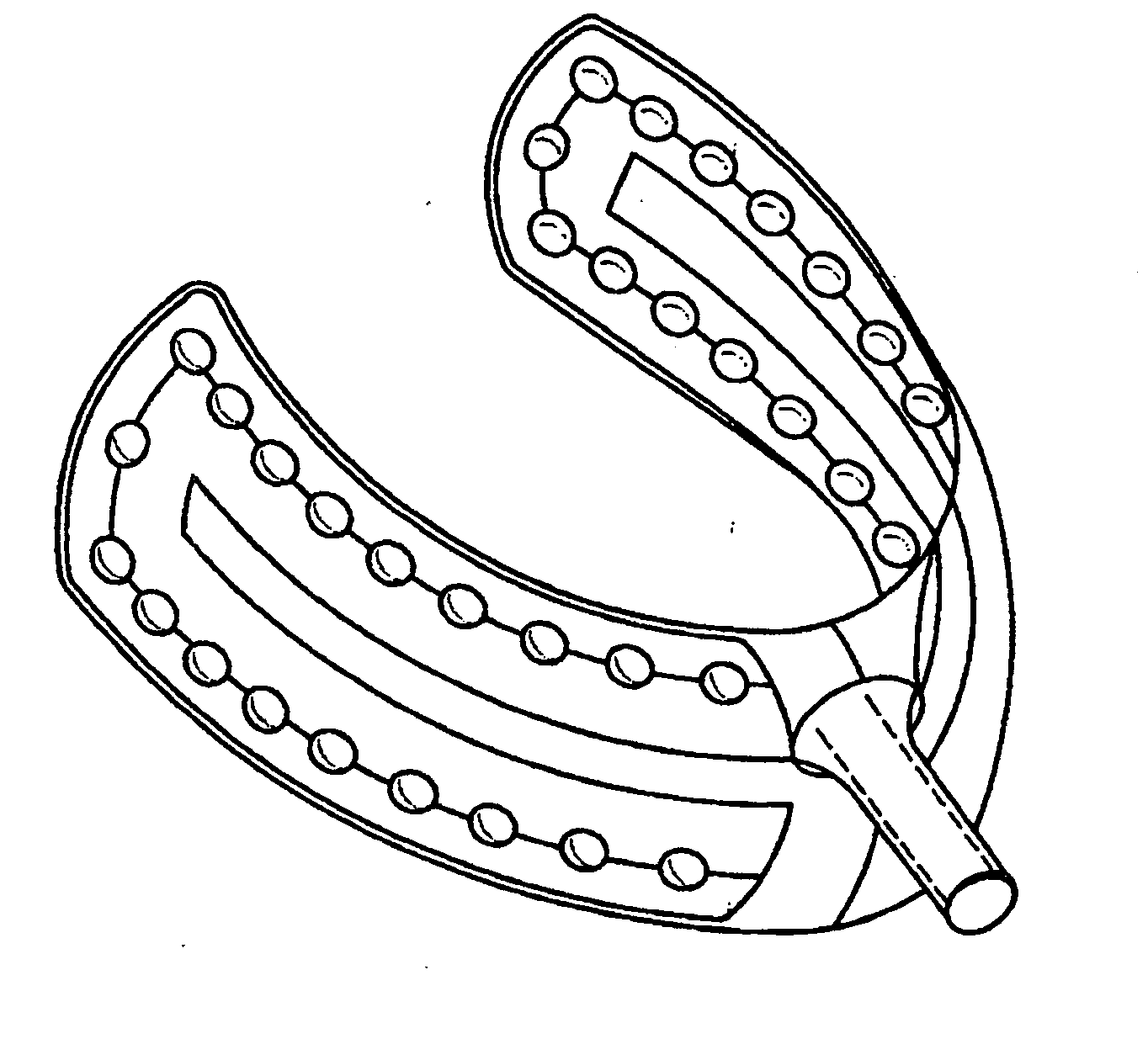 Gingival massaging device