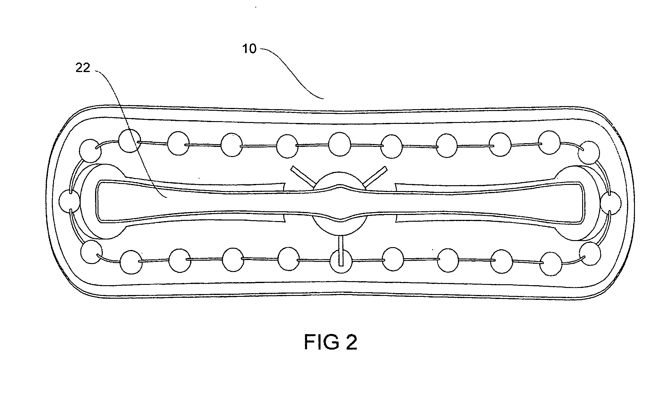 Gingival massaging device