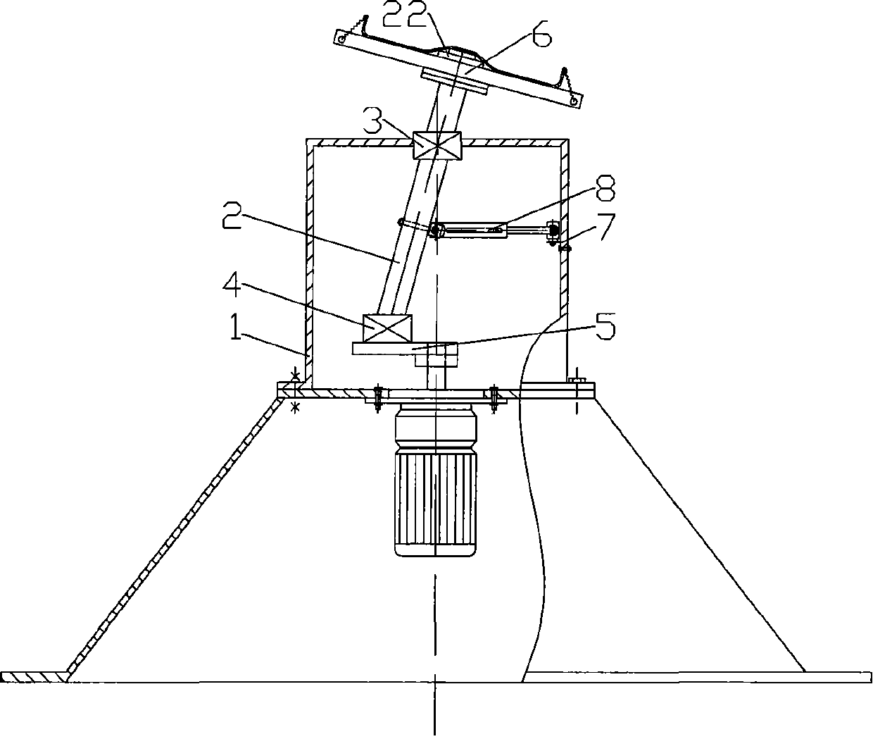 Water sieve shaking heat green tea machine