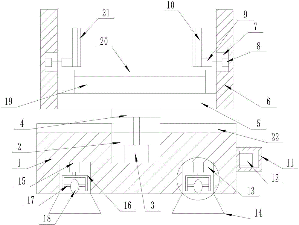 Board installation auxiliary device for ceiling