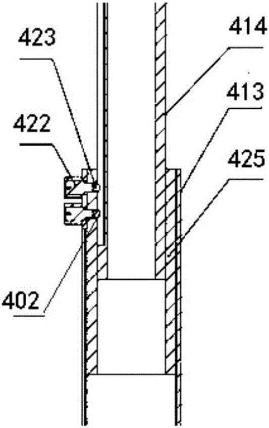 Telescopic spraying teaching mechanism with hemispherical operation range