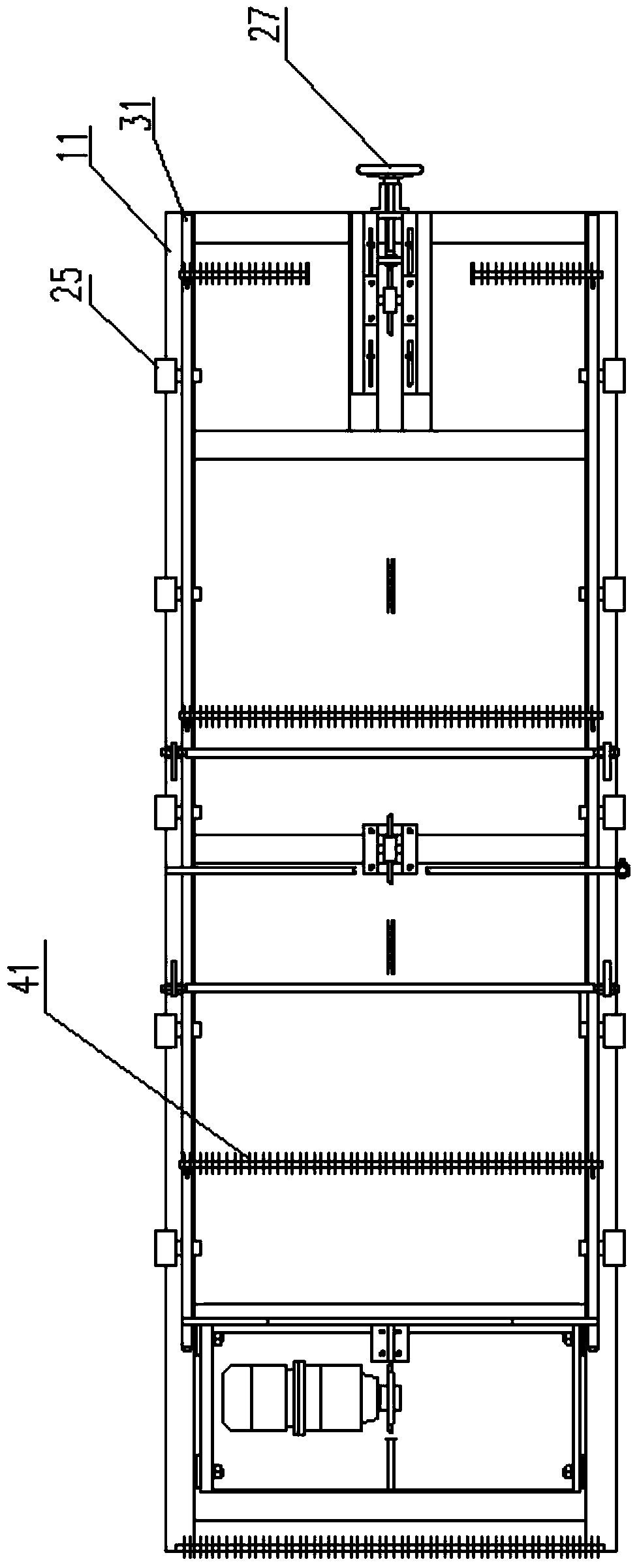 Electric wire splitting device for steel wire