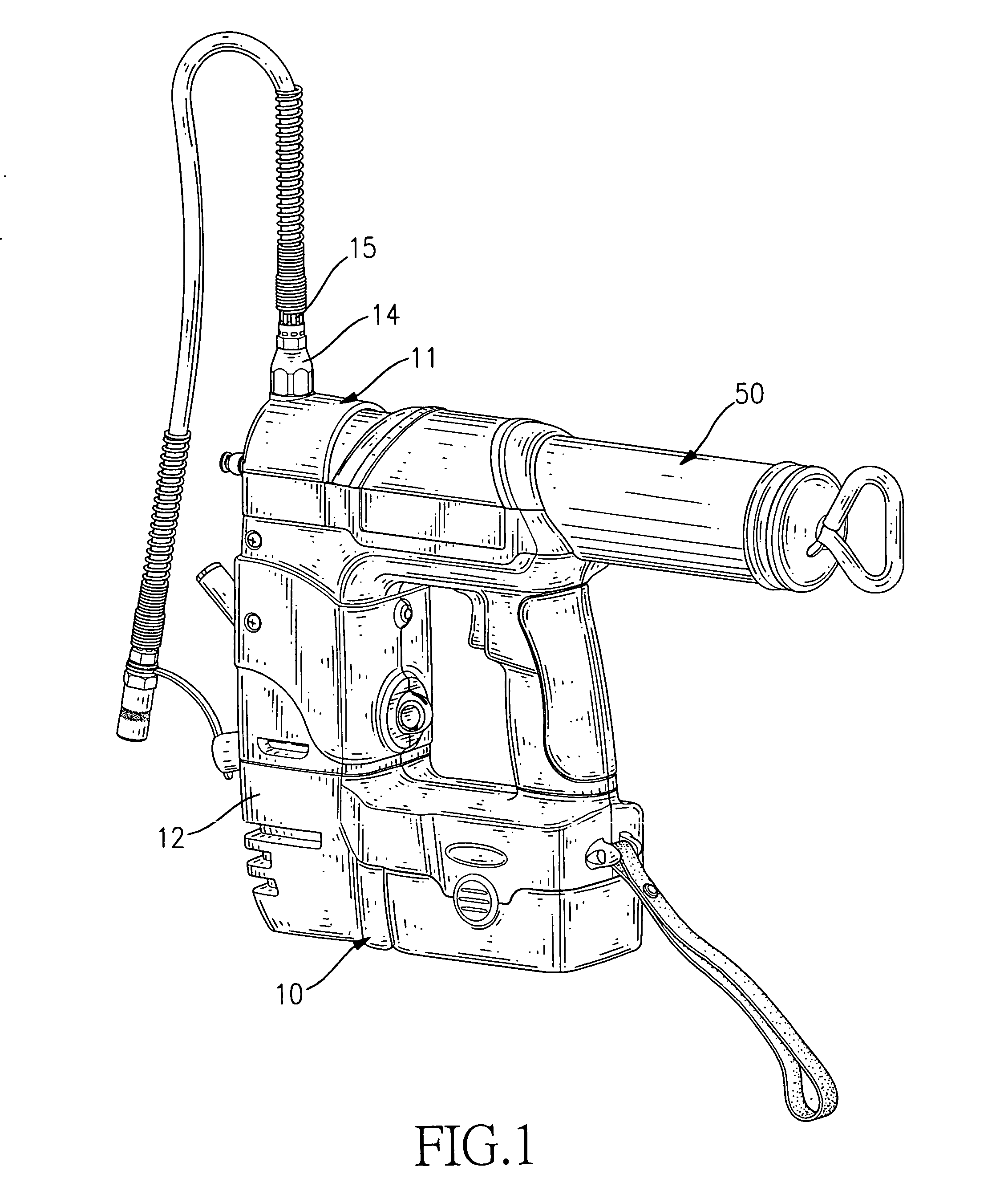 Cam-driven pump mechanism for a battery-powered grease gun