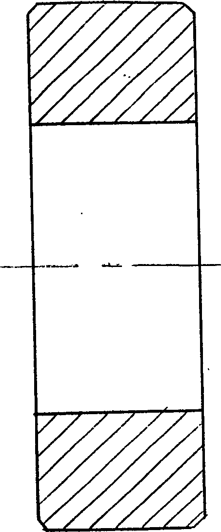 Hard alloy composite roll collar for high-speed wire production line and method for manufacturing the same