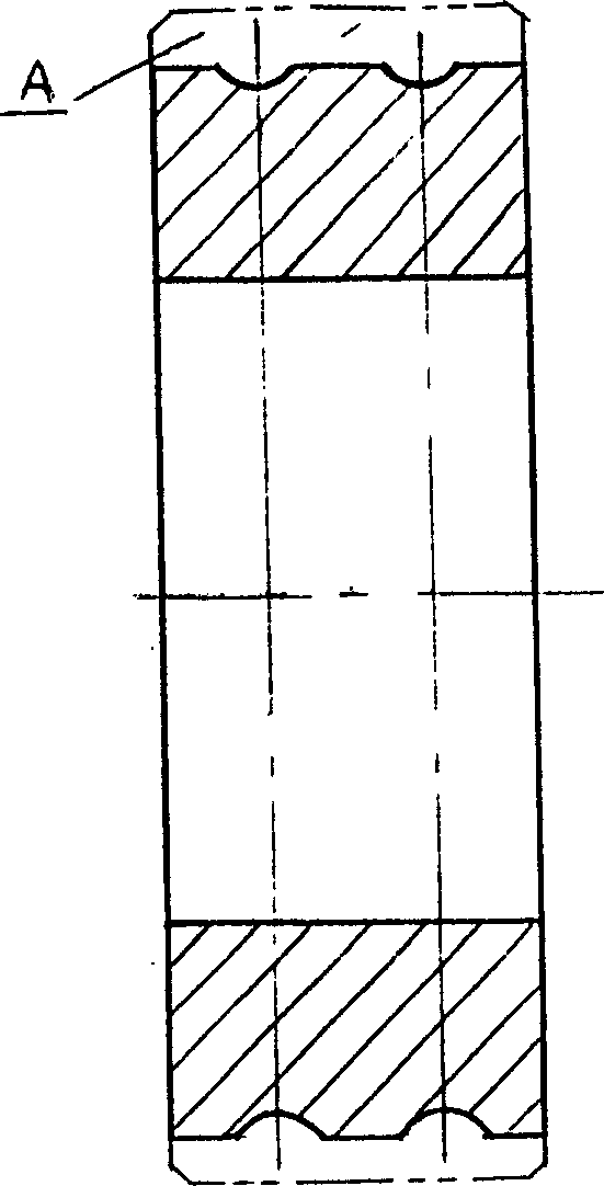 Hard alloy composite roll collar for high-speed wire production line and method for manufacturing the same