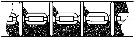 Sealed vibration screen for pipe chain chip removal