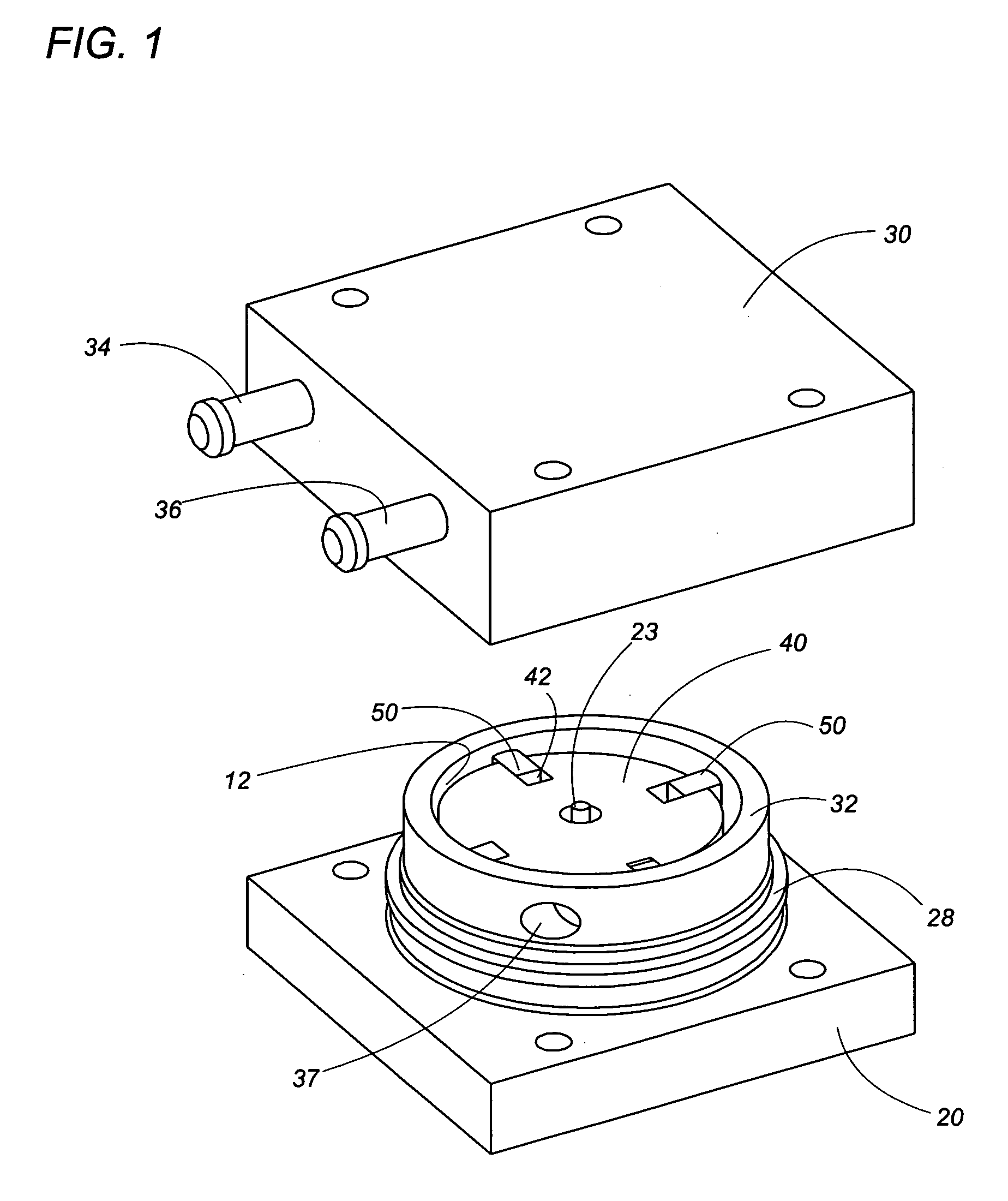 Magnetic drive vane pump