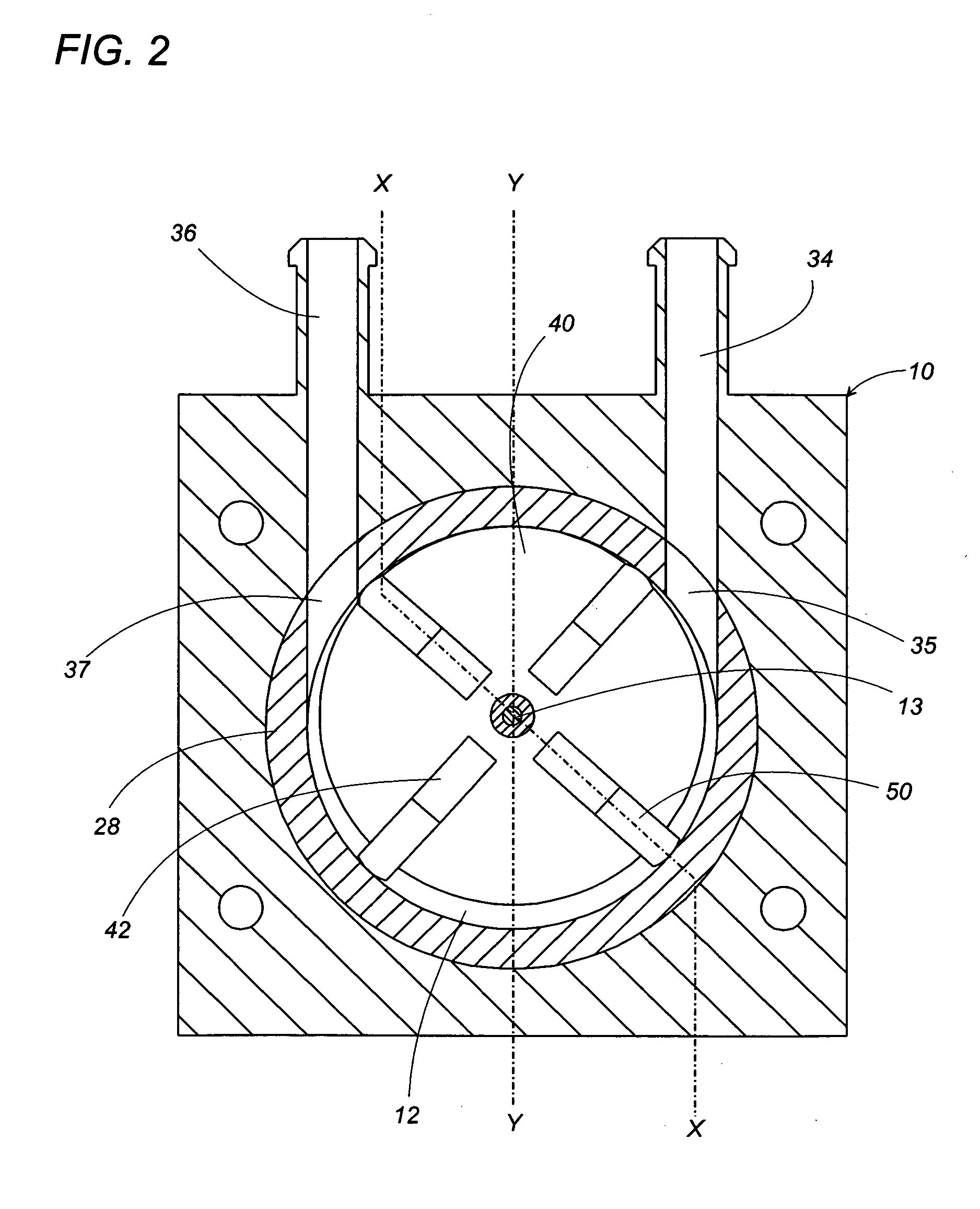 Magnetic drive vane pump