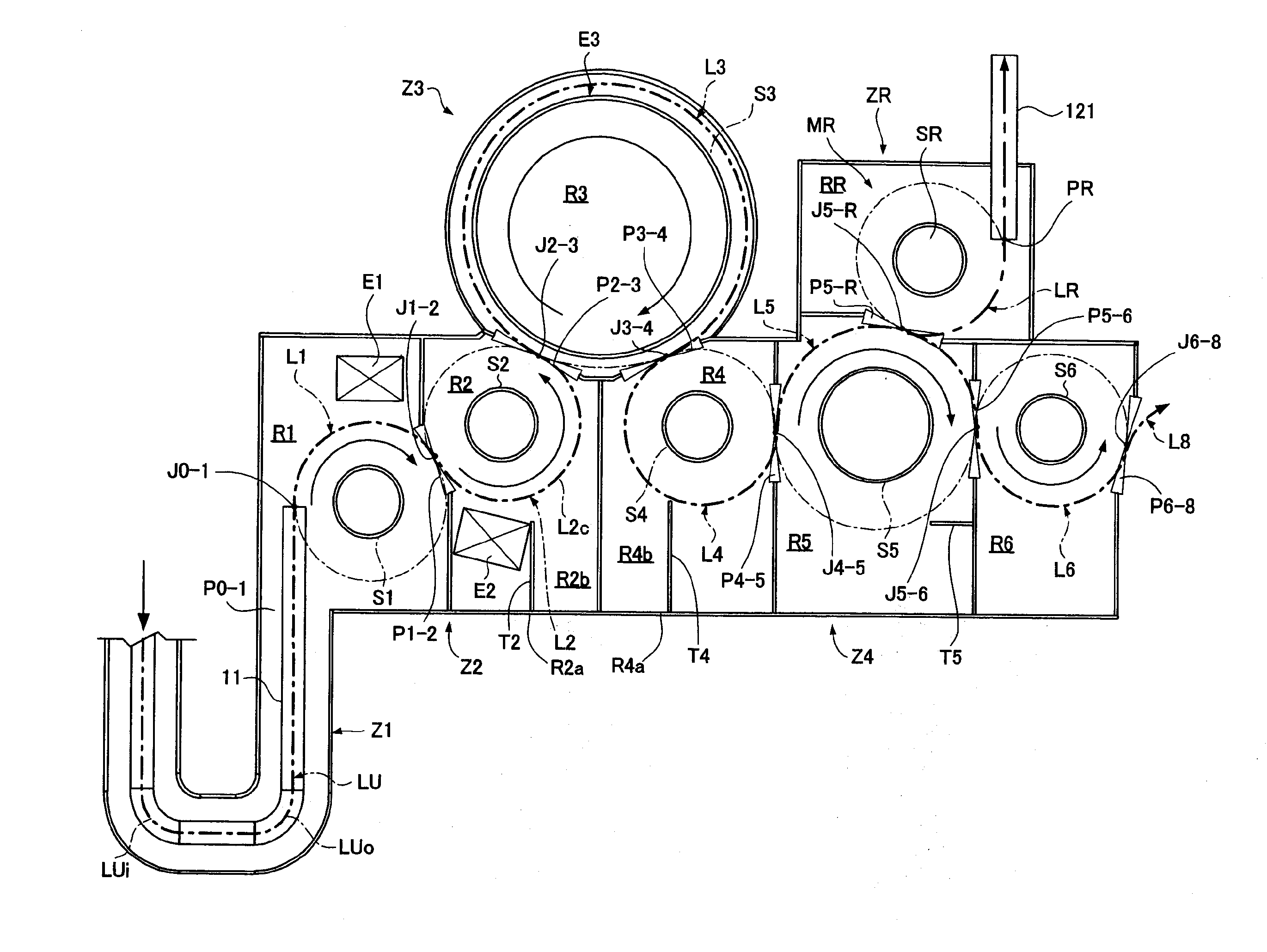 Shield structure for electron beam sterilization equipment