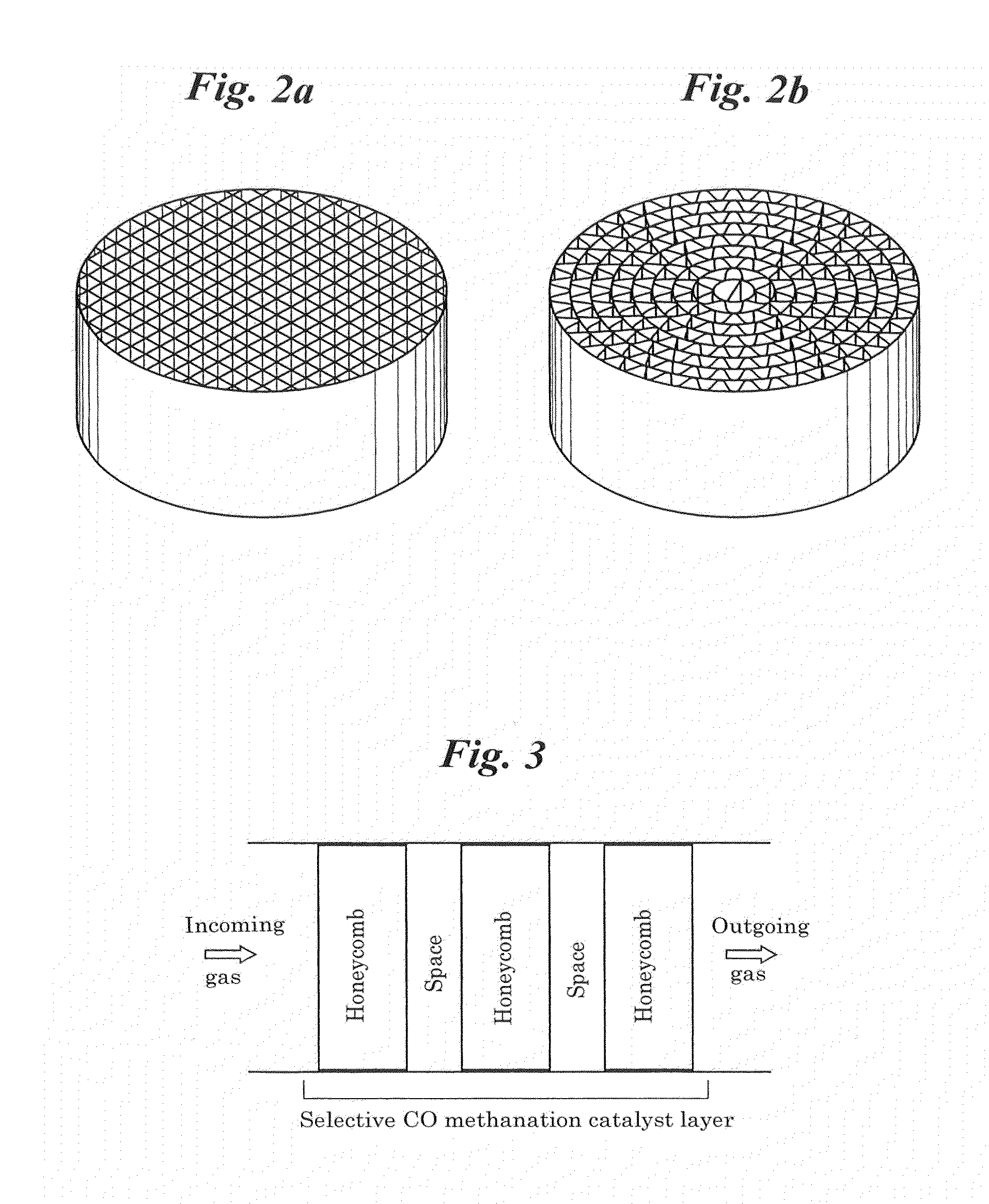 Selective co methanation catalyst, method of producing the same, and apparatus using the same