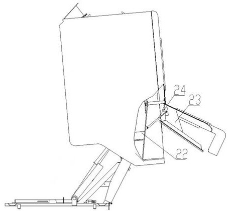 Garbage self-dumping road sweeper and garbage self-dumping method