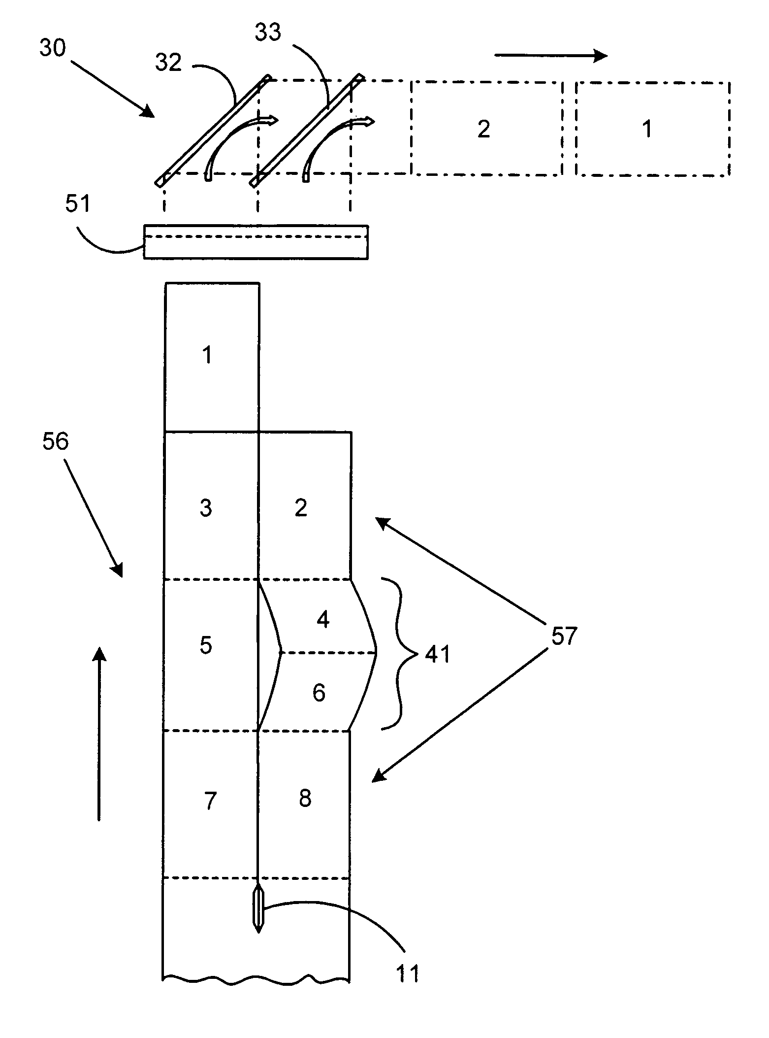 Cutter sequencing method and apparatus