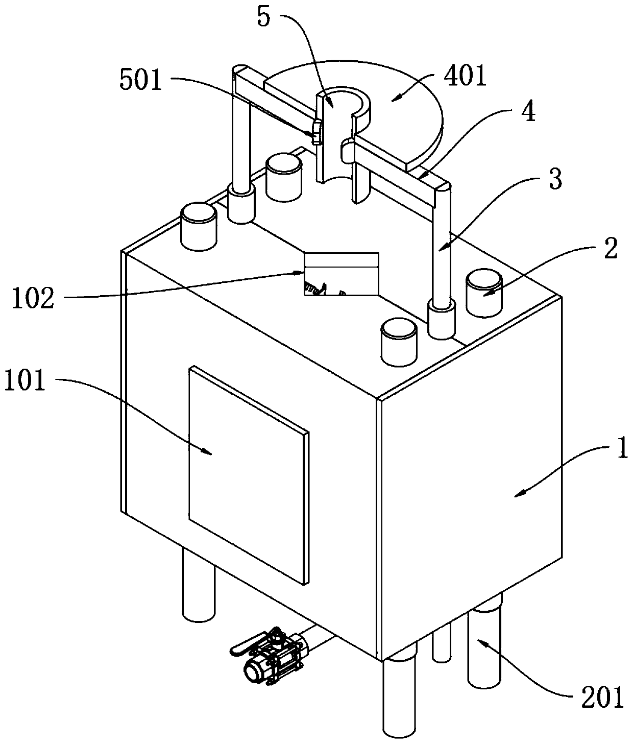 Brush dirt cleaning mechanism suitable for art design drawing