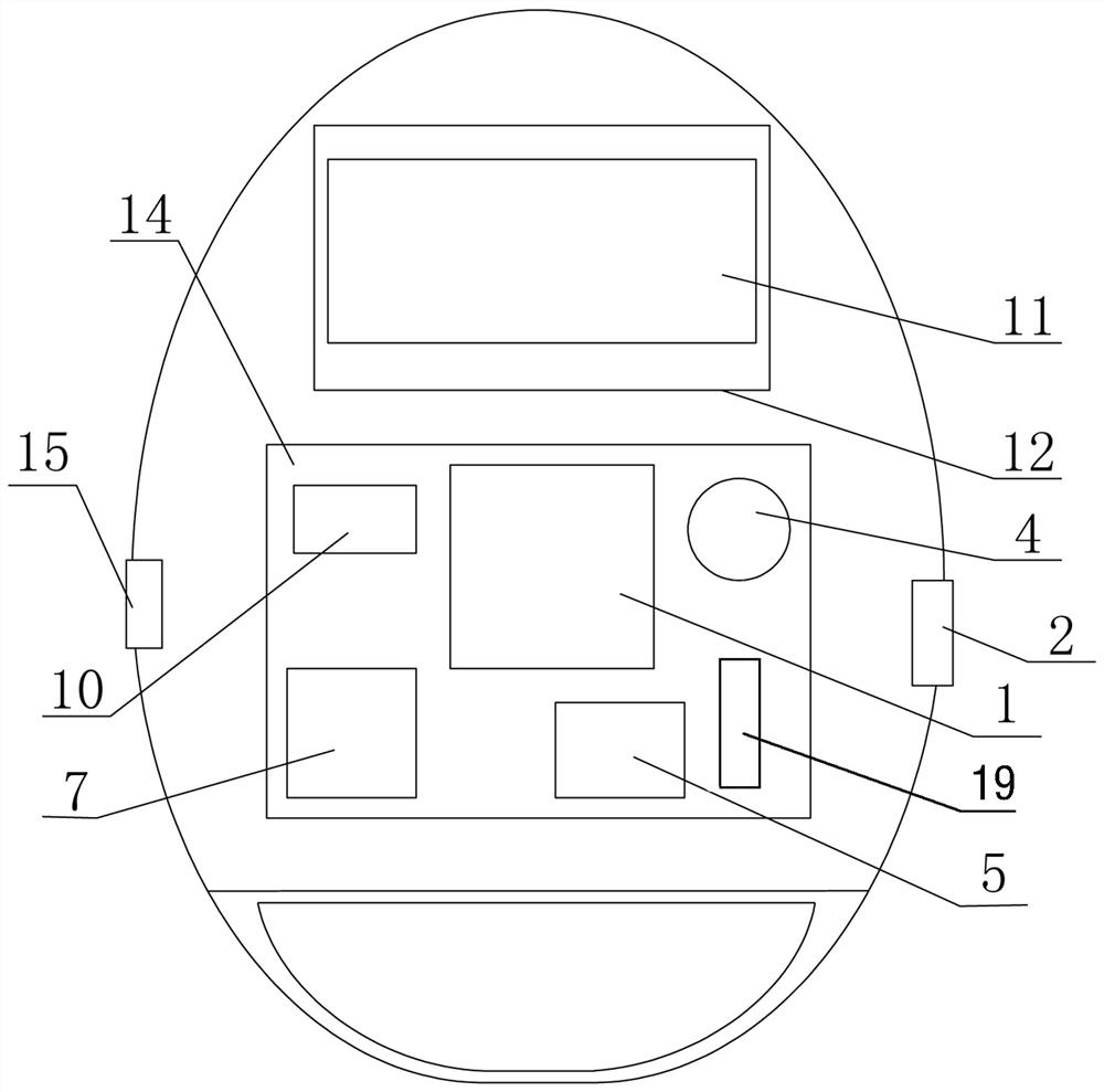 Multifunctional electroacoustic communication device and use method