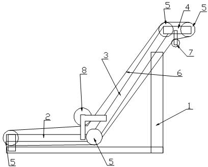 Building gravel inclined conveying machine