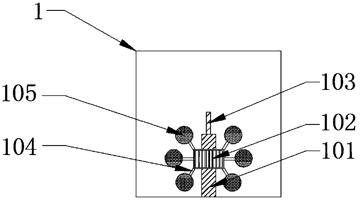 Spraying device for monopterus albus breeding and with good spraying effect