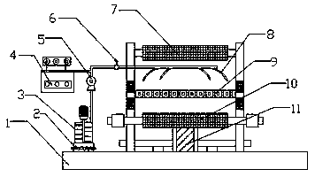 A drug application device for wet wipes with the effect of preventing and treating allergic rhinitis