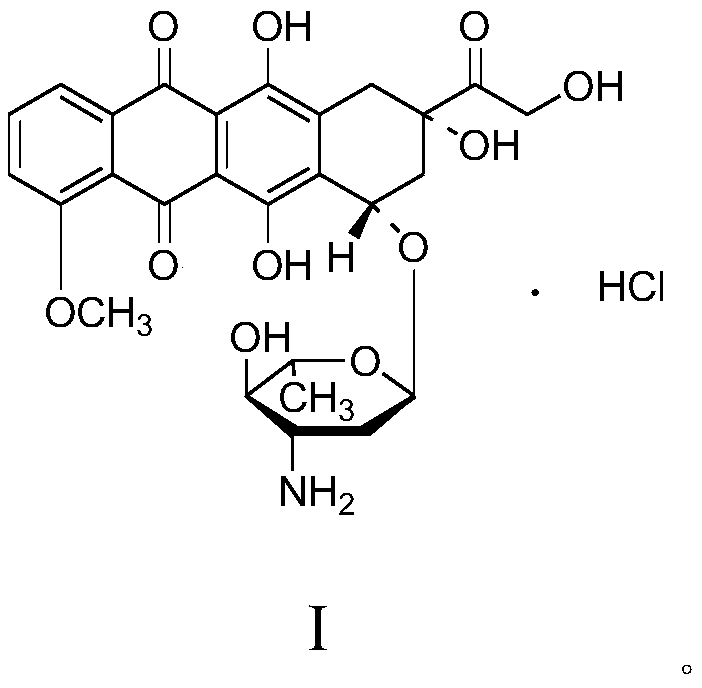 A kind of epirubicin hydrochloride intermediate compound Ⅲ