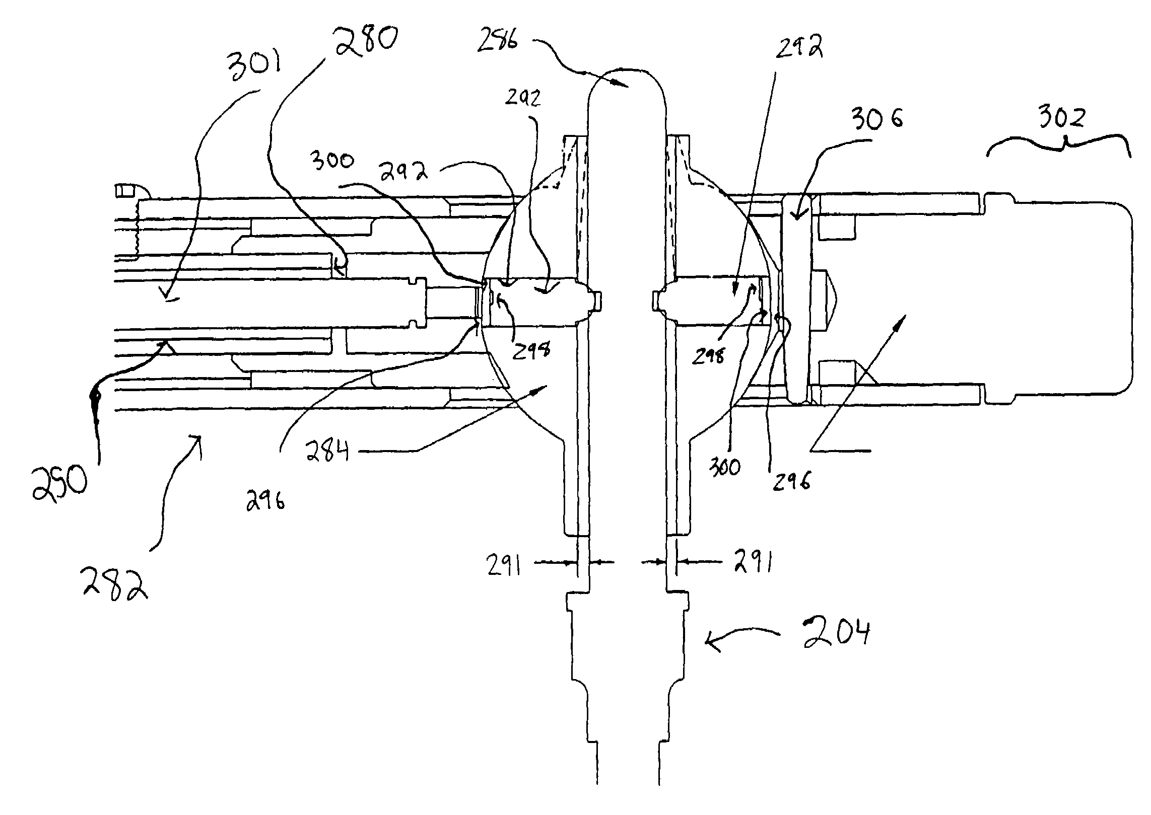 Surgical arm assembly including quick connect mechanism