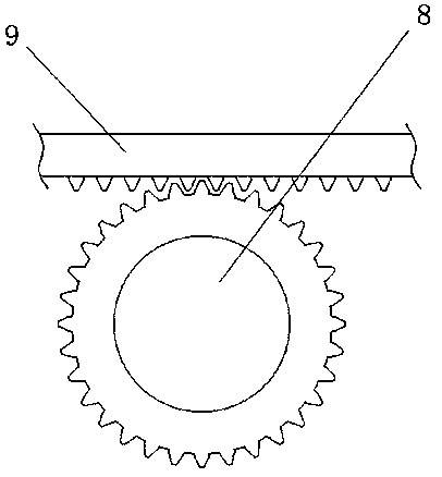 Hydraulic piece table position fast changing device