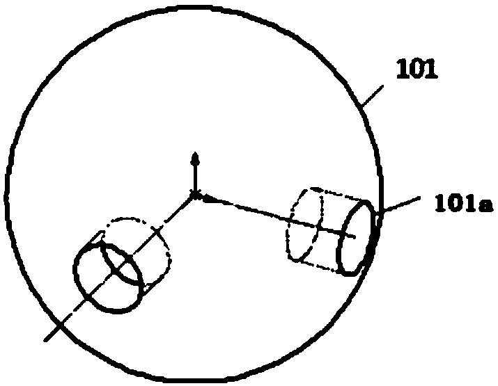 Underwater positioning device and underwater positioning method