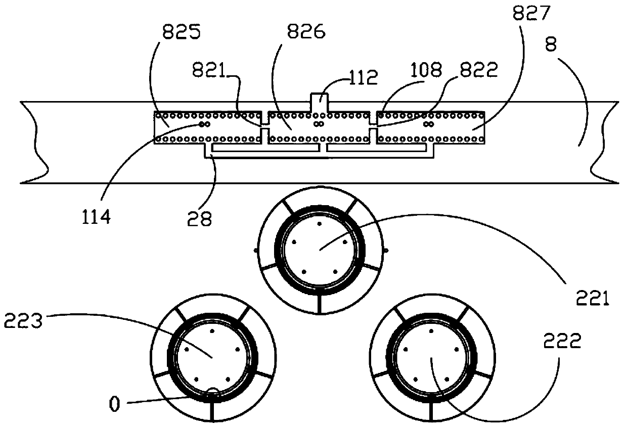 Built-in seamless open cylinder steam catapult with parallel and separate functions