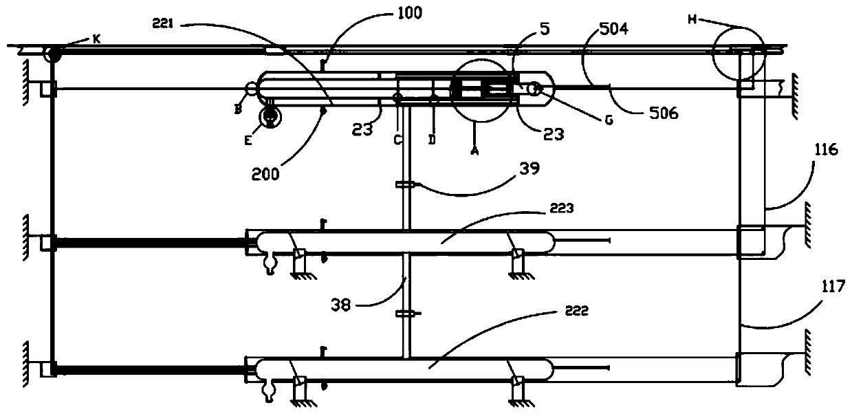 Built-in seamless open cylinder steam catapult with parallel and separate functions