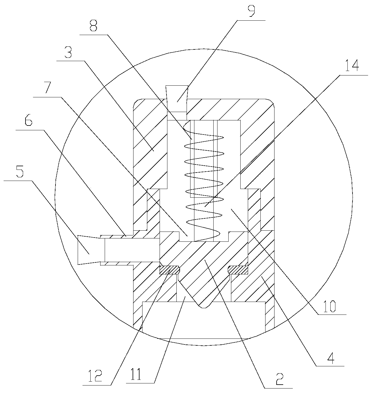 Telescopic superposed anaerobic container