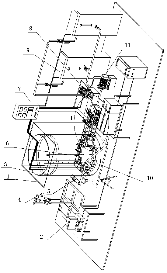 Optimal parameter determination method for researching oil storage tank hot oil spraying heating process