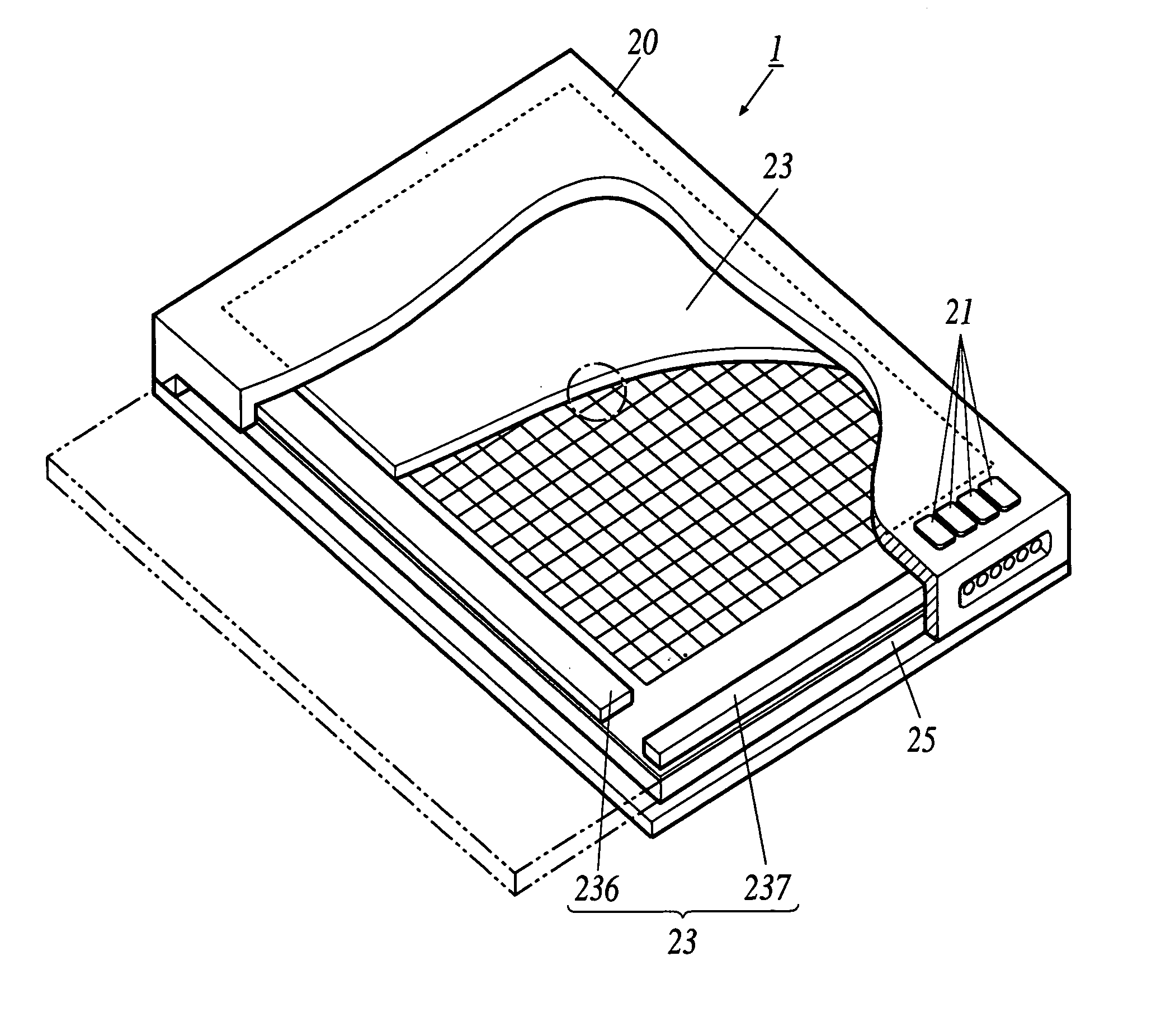 Radiation image detector and radiation image generating system