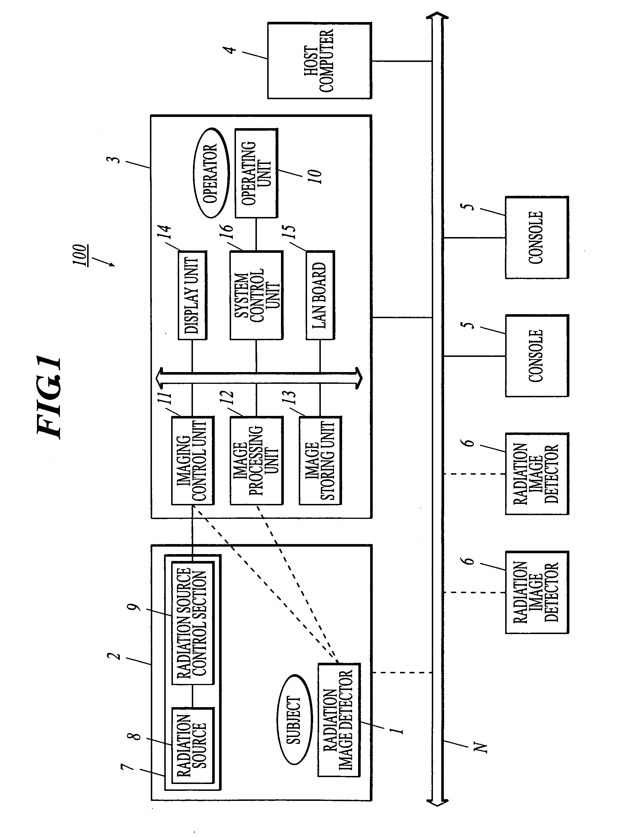 Radiation image detector and radiation image generating system