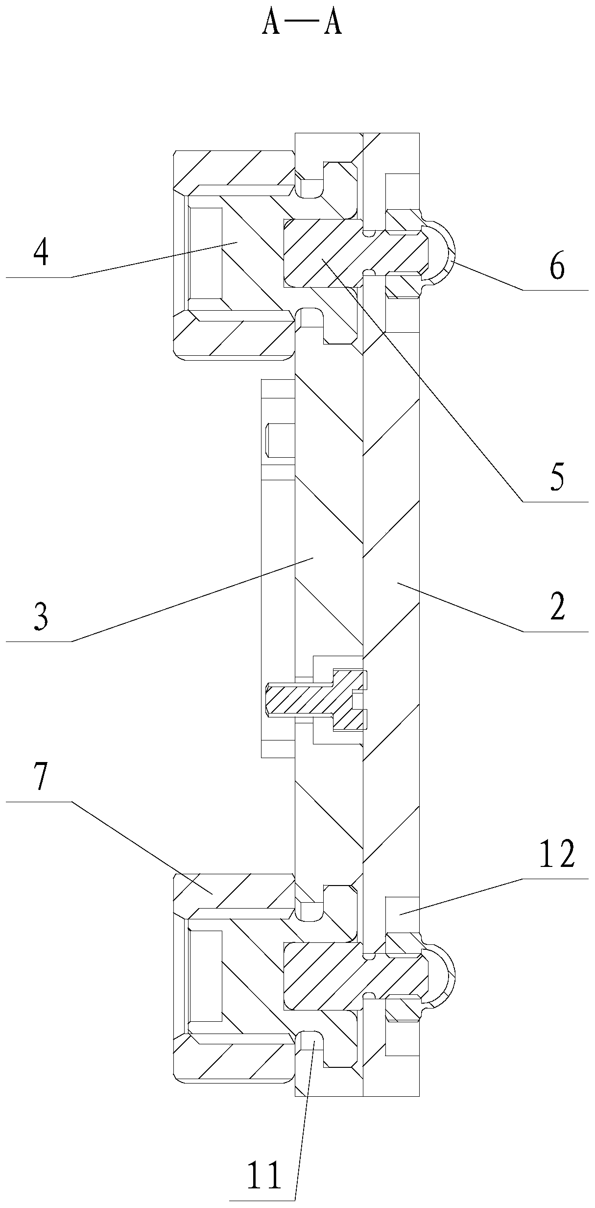 A quick disassembly device for a plate cover used in a wafer baking unit