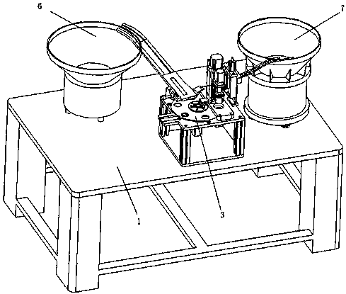 Automatic assembling device for steering column bearings