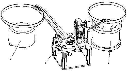 Automatic assembling device for steering column bearings