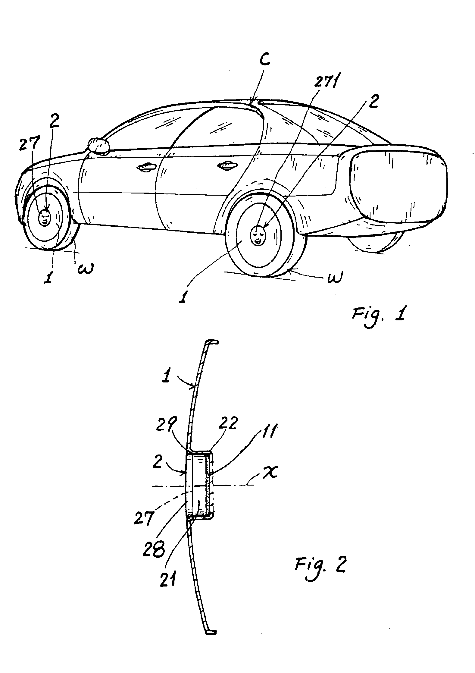 Non-rotational emblem means as constantly upright-oriented on wheel disc