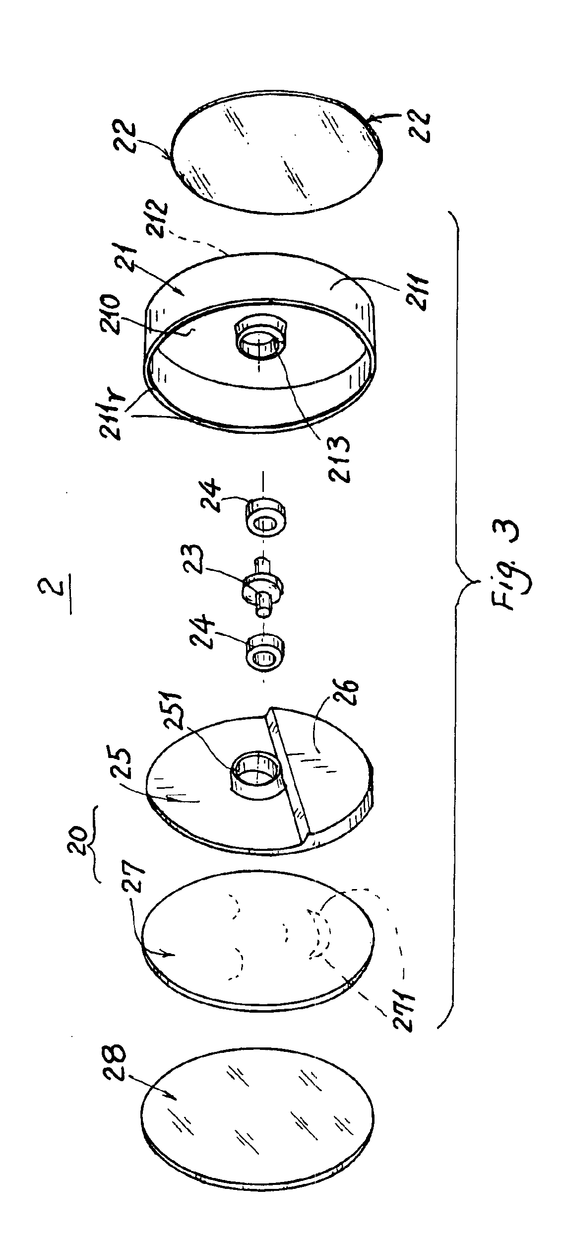 Non-rotational emblem means as constantly upright-oriented on wheel disc