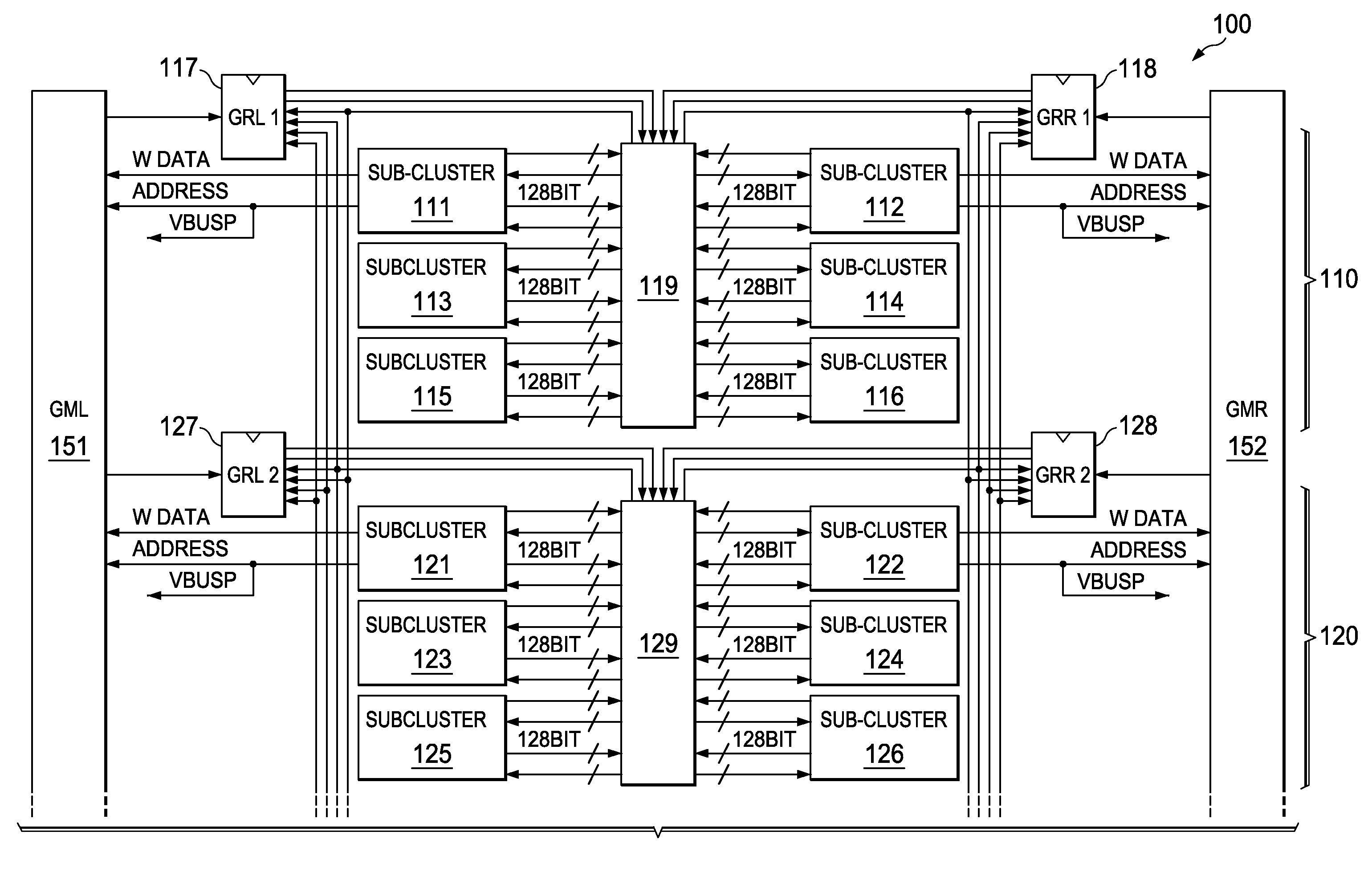 Register file bypass with optional results storage and separate predication register file in a VLIW processor