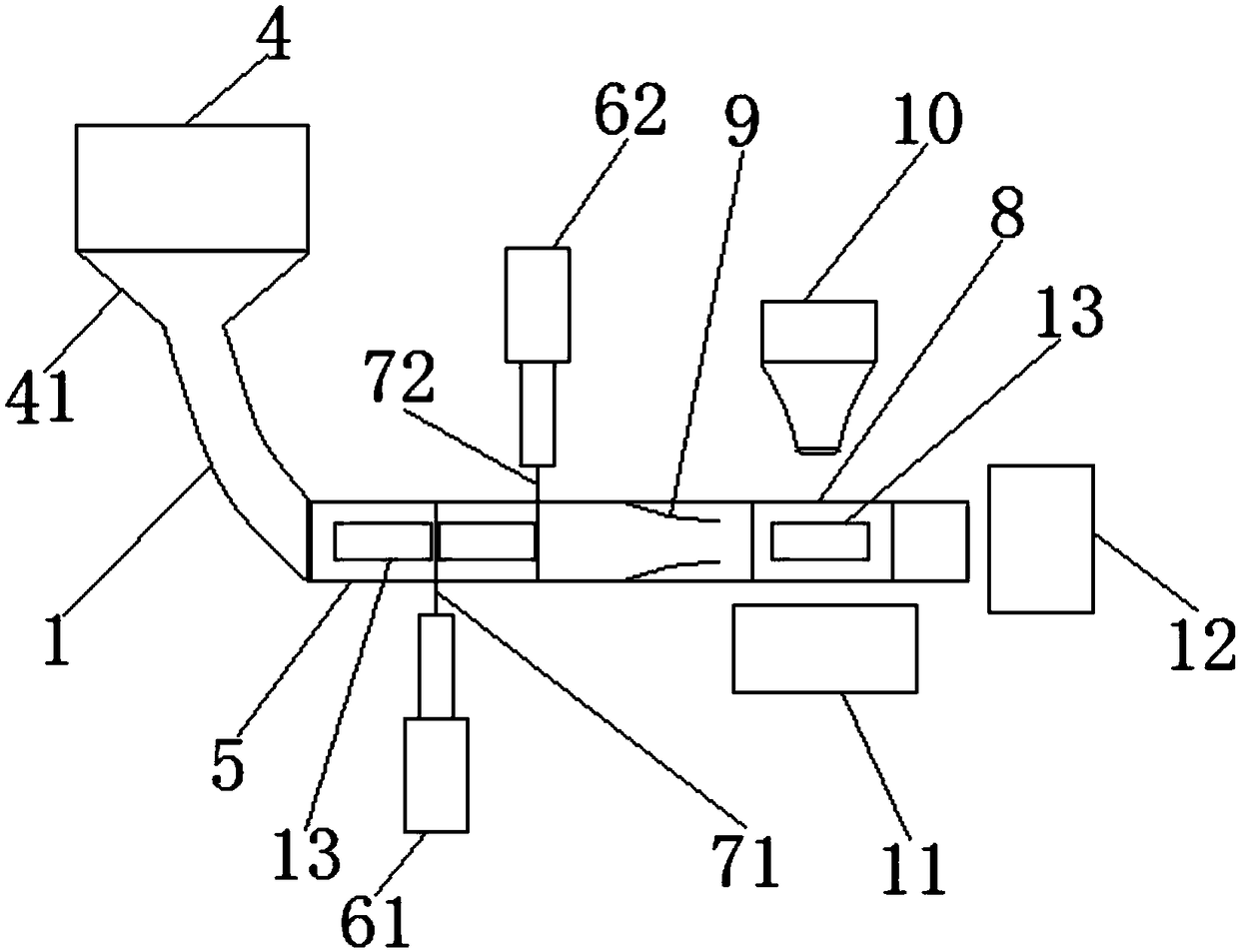 Automatic grading device for energy saving and emission reducing automobile parts