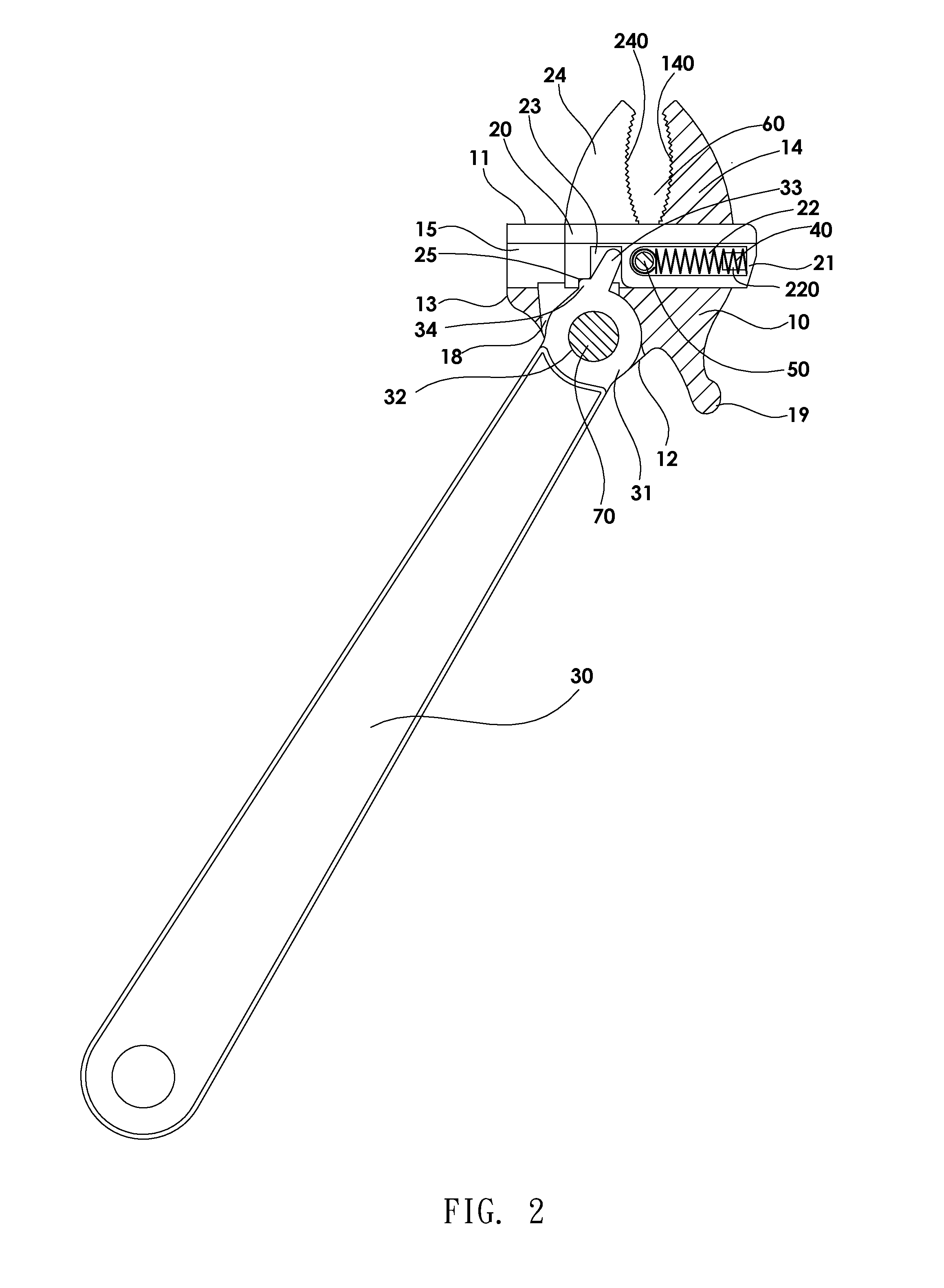 Adjustable wrench