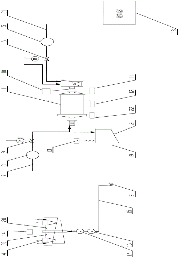 Closed loop control system and closed loop control method for ball mill-cyclone group