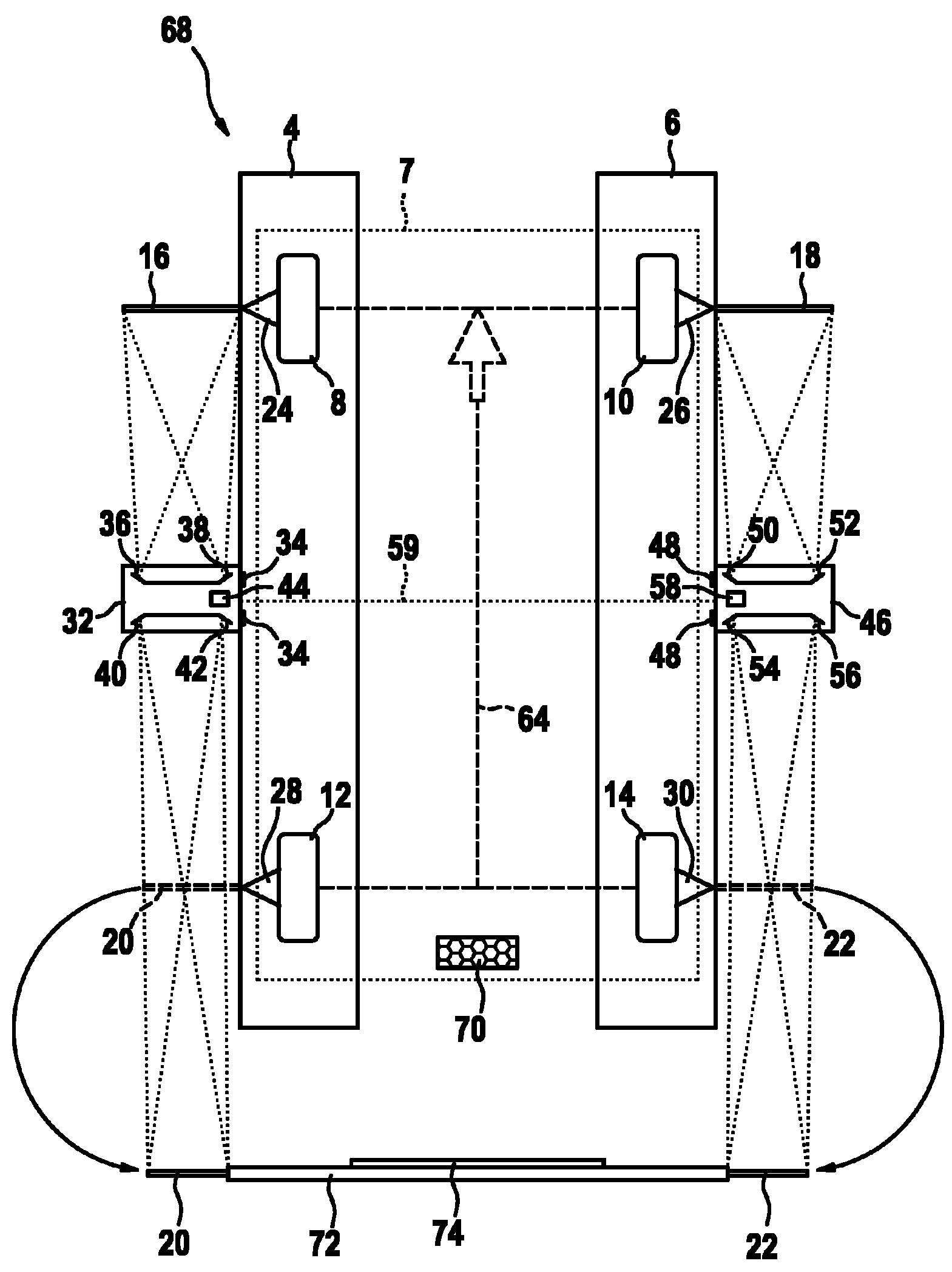 Method for adjusting or calibrating a vehicle surrounding sensor, and a vehicle surrounding sensor adjustment or calibration system