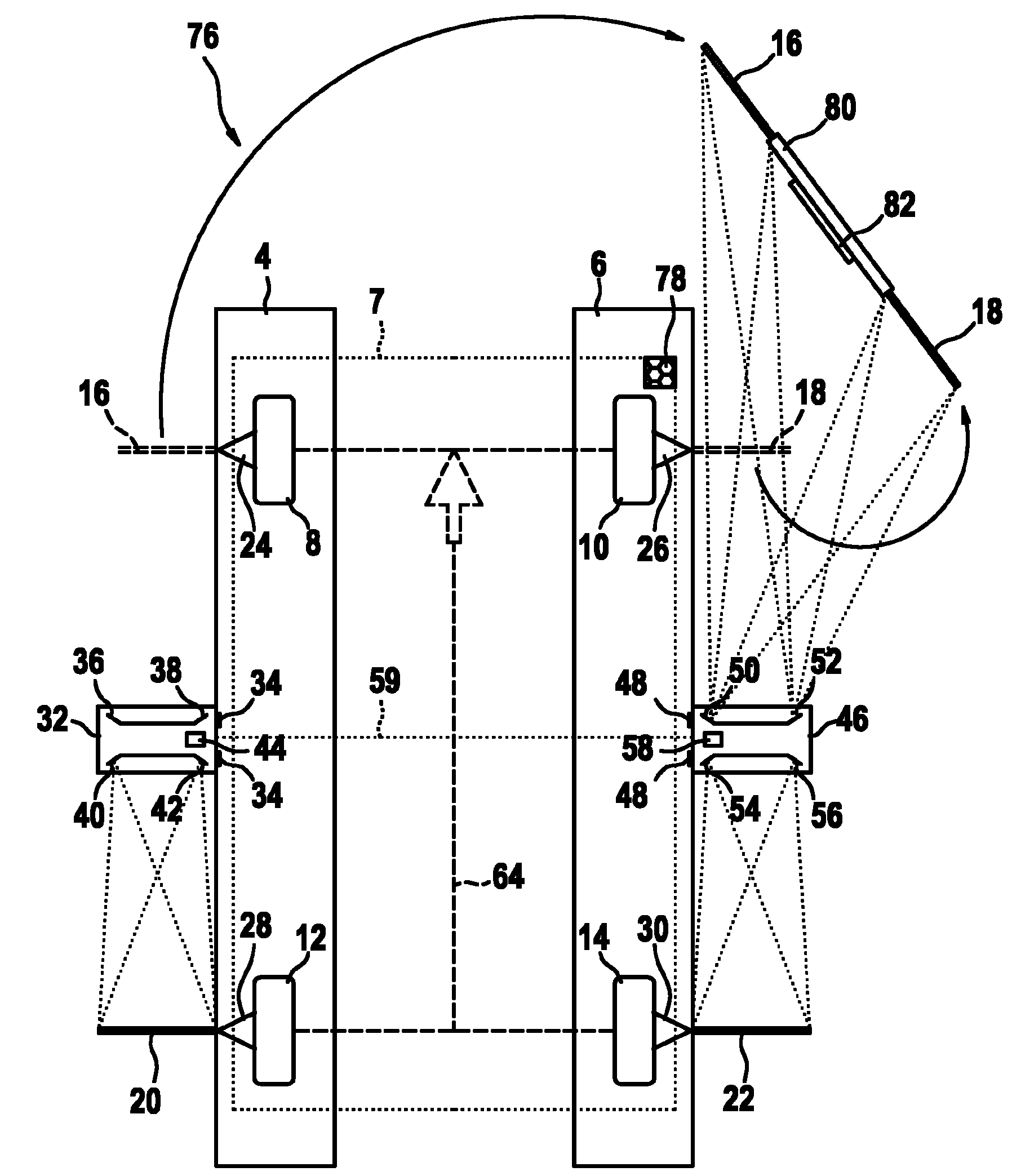 Method for adjusting or calibrating a vehicle surrounding sensor, and a vehicle surrounding sensor adjustment or calibration system