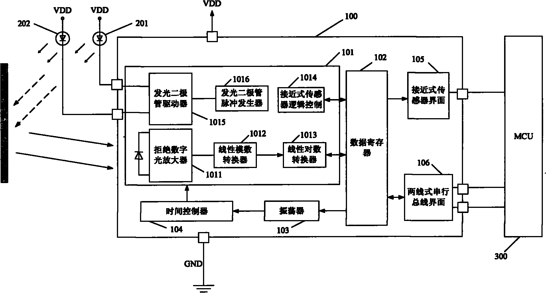 Mobile terminal and contactless type keystroke method thereof