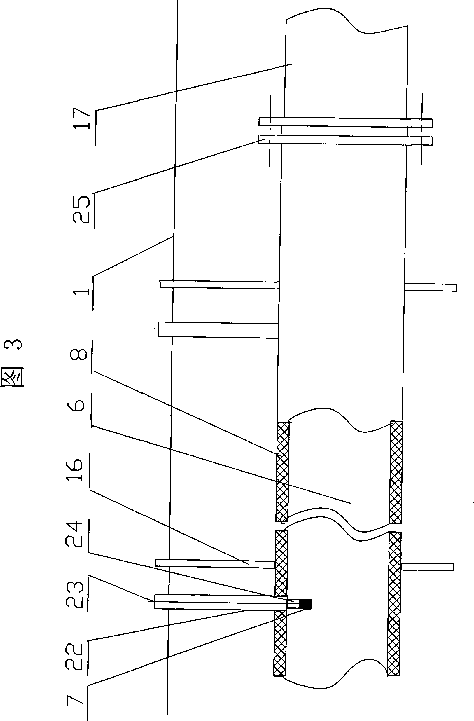 Insulating tube water channel leak detecting method