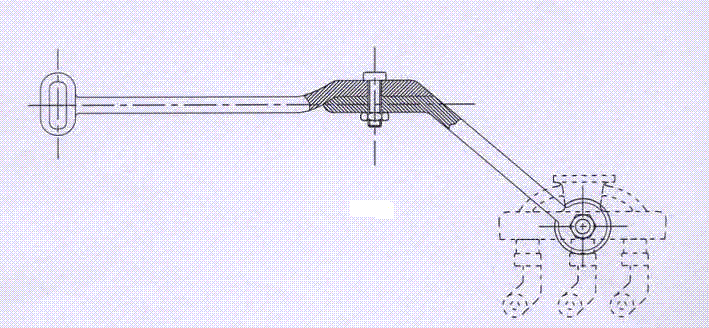 High-temperature formwork turning clamp