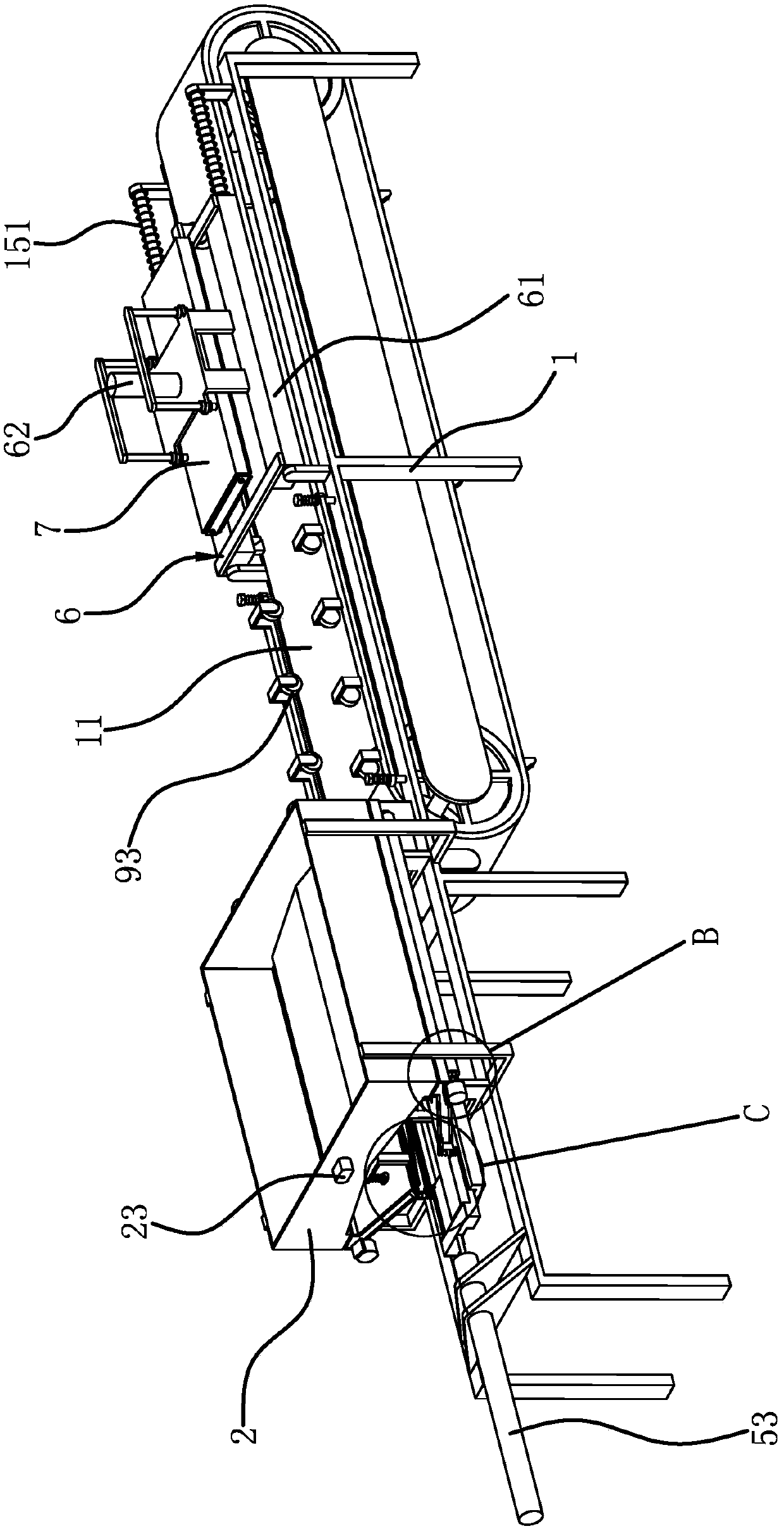 Disposable chopstick packaging equipment