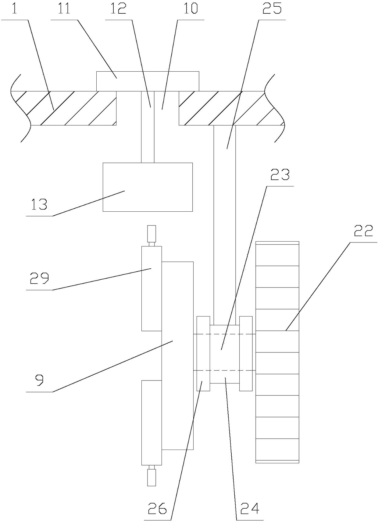 New energy automobile motor with stable rotation and automatic adjustment function